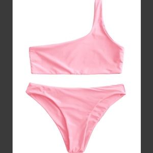 SHEIN / ZAFUL one shoulder swimsuit